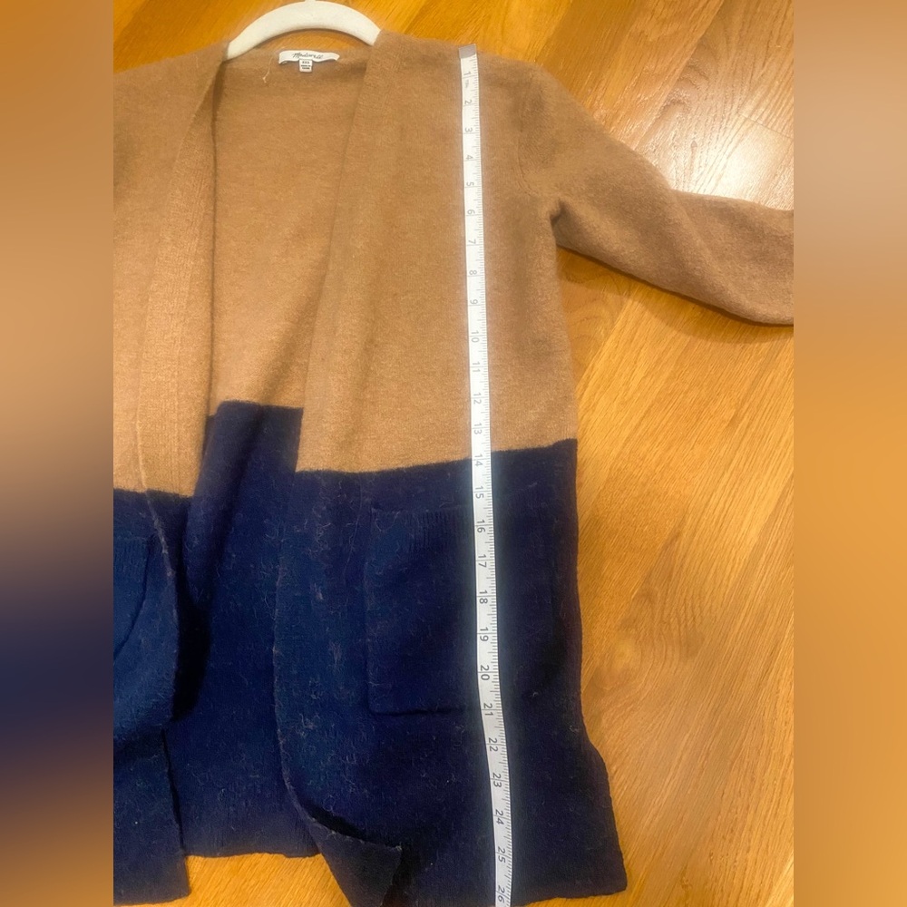 Madewell Colorblock Kent Cardigan XXS - Picture 4 of 6